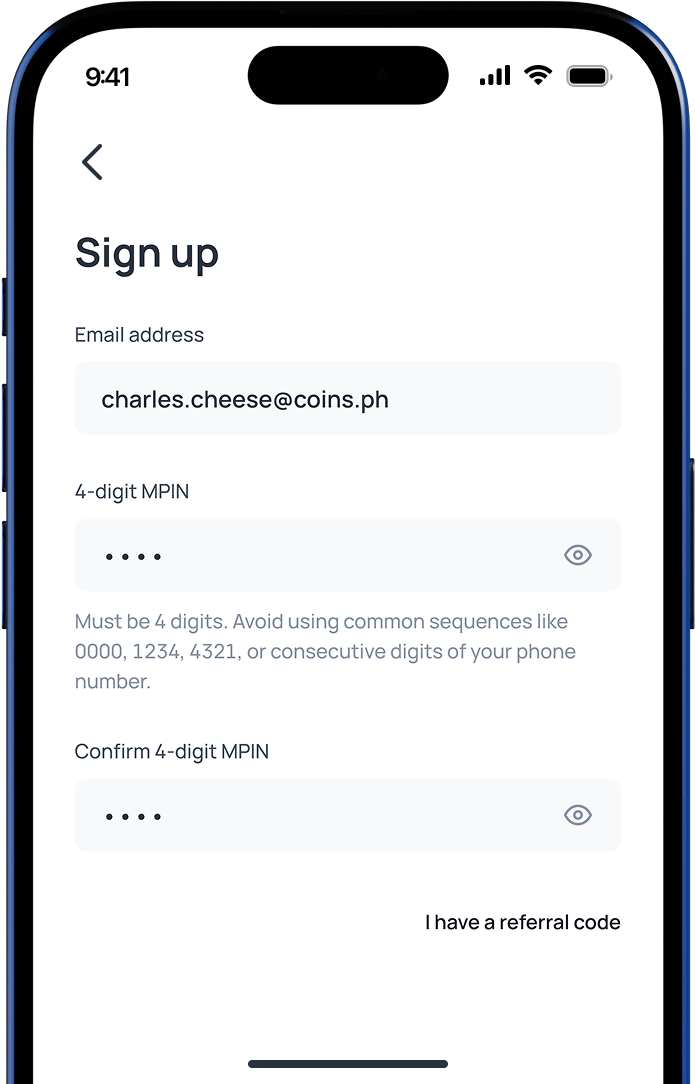Sign Up & Verify Your Account